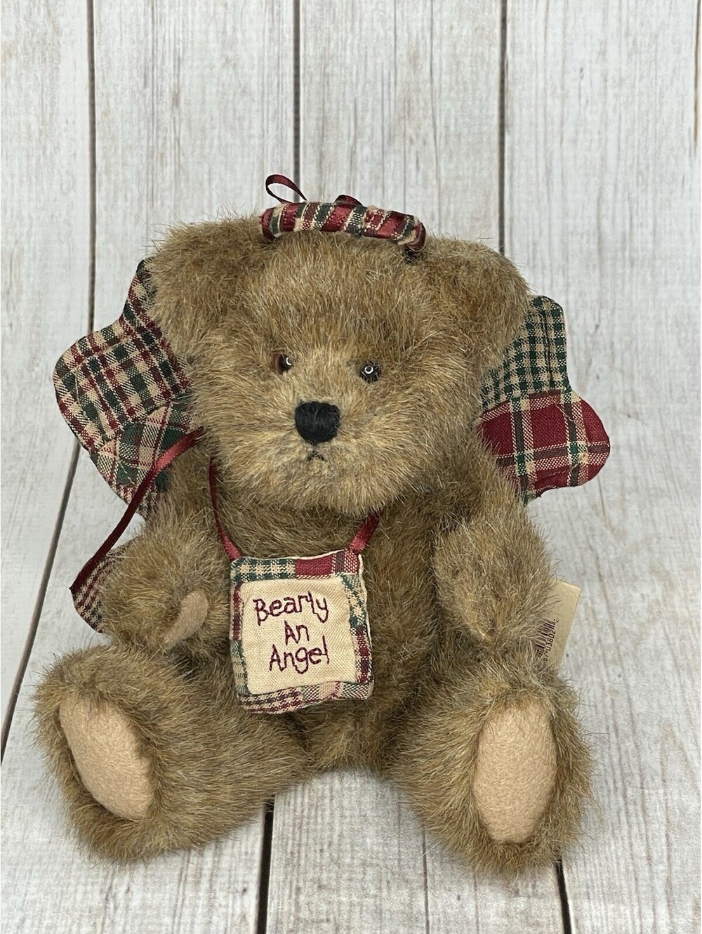 Boyds Bears Rascal #903008 "Bearly An Angel" Plush. Vintage Tags